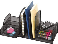 Safco - Black Document Organizer - Steel, Mesh - Best Tool & Supply