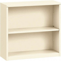 Hon - 2 Shelf, 29" High x 34-1/2" Wide Bookcase - 12" Deep, Steel, Putty - Best Tool & Supply