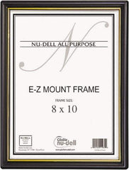 Nudell - Black/Gold Document Holders-Certificate/Document - 10" High x 8" Wide - Best Tool & Supply