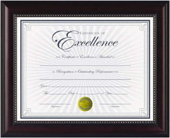 Dax - Rosewood Document Holders-Certificate/Document - 11" High x 8-1/2" Wide - Best Tool & Supply