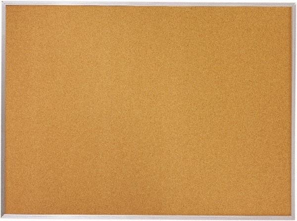 Mead - 96" Wide x 48" High Open Cork Bulletin Board - Natural (Color) - Best Tool & Supply