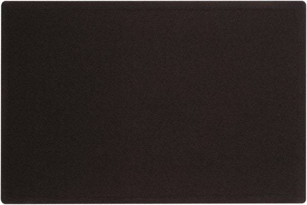 Quartet - 36" Wide x 24" High Cork Bulletin Board - Fabric, Black - Best Tool & Supply