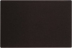 Quartet - 36" Wide x 24" High Cork Bulletin Board - Fabric, Black - Best Tool & Supply