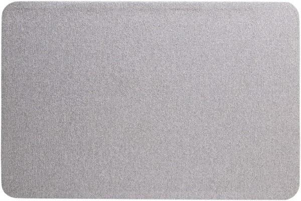 Quartet - 36" Wide x 24" High Cork Bulletin Board - Fabric, Gray - Best Tool & Supply