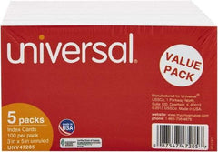 UNIVERSAL - 500 Index Cards - 3 x 5" - Best Tool & Supply