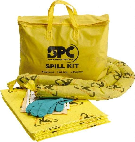 Brady SPC Sorbents - 5 Gal Capacity Chemical Spill Kit - 5 Gal Nylon Bag - Best Tool & Supply