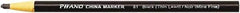 DIXON - Black China Marker - Soft Crayon Tip, Wax - Best Tool & Supply