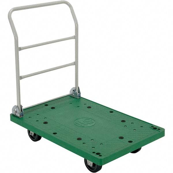 Vestil - 500 Lb Capacity Plastic/Steel Platform Truck - 24" OAW - Best Tool & Supply