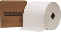 PRO-SOURCE - Dry Shop Towel/Industrial Wipes - Jumbo Roll, 12" x 12" Sheet Size, White - Best Tool & Supply