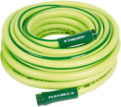 Legacy - 75' Long Garden Hose - 5/8" Diam, 3/4" GHT, Hybrid Polymer, 150 psi, All Season, Green - Best Tool & Supply