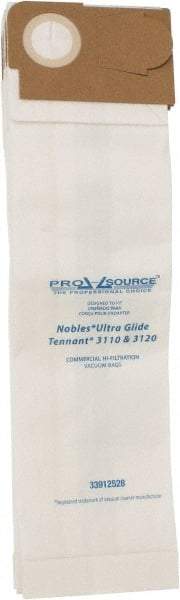 PRO-SOURCE - Meltblown Polypropylene & Paper Vacuum Bag - For Nobles Ultra Glide V-DMU-15, Tennant 3110 & 3120 - Best Tool & Supply