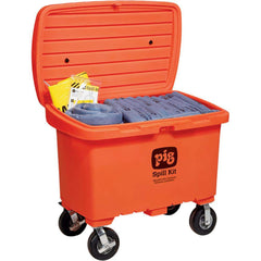 Spill Kits; Kit Type: Universal Spill Kit; Container Type: Chest; Absorption Capacity: 76 gal; Color: Orange; Portable: Yes; Capacity per Kit (Gal.): 76 gal