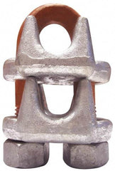 CM - 1/2" Piggyback Wedge Socket Clip - 1/2 - 13, 1.19" Between Centers, Galvanized - Best Tool & Supply