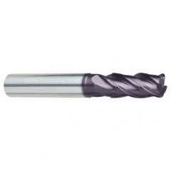 25mm Dia. - 121mm OAL - 4 FL Variable Helix Super-A Carbide End Mill - Best Tool & Supply