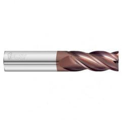 3/8 Dia. x 3 Overall Length 4-Flute .010 C/R Solid Carbide SE End Mill-Round Shank-Center Cut-FC20 - Best Tool & Supply