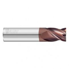 1/8 Dia. x 1-1/2 Overall Length 4-Flute .020 C/R Solid Carbide SE End Mill-Round Shank-Center Cut-FC20 - Best Tool & Supply