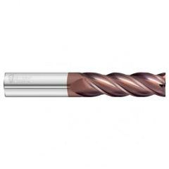 3/16 Dia. x 2-1/2 Overall Length 4-Flute .030 C/R Solid Carbide SE End Mill-Round Shank-Center Cut-FC20 - Best Tool & Supply