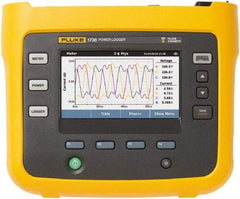 Fluke - 3 Phase, 1 to 500 Amp Capability, Power Meter - Best Tool & Supply