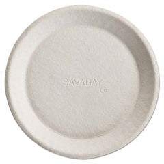 Chinet - Savaday Molded Fiber Plates, 10", Round, 500/Carton - Best Tool & Supply