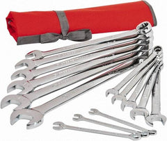 Crescent - 14 Piece, 3/8" to 1-1/4", 12 Point Combination Wrench Set - Inch Measurement Standard, Full Polish Chrome Finish - Best Tool & Supply