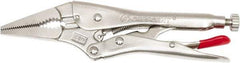 Crescent - 9" OAL Long Nose Jaw Locking Pliers - Best Tool & Supply