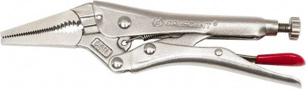 Crescent - 6" OAL Long Nose Jaw Locking Pliers - Best Tool & Supply