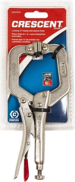 Crescent - 6" OAL C-Clamp Locking Pliers - Best Tool & Supply