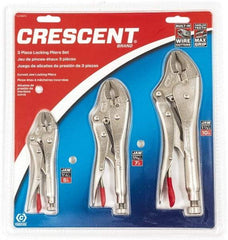 Crescent - 3 Piece Locking Plier Set - Best Tool & Supply