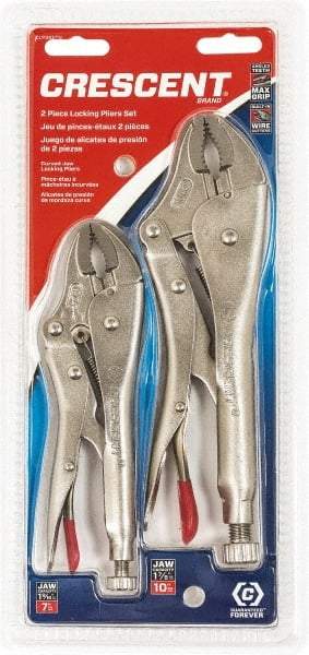 Crescent - 2 Piece Locking Plier Set - Best Tool & Supply