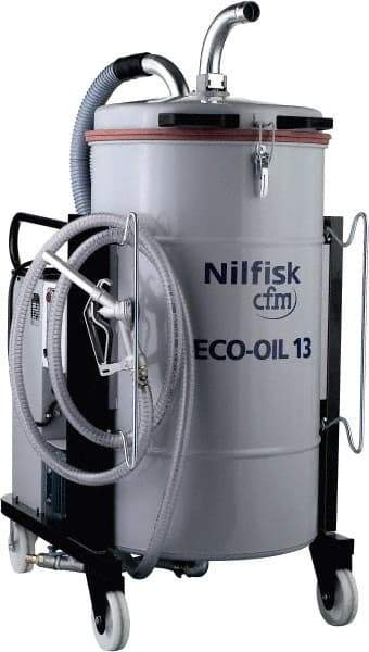 Nilfisk - 48 Gal, Painted Steel Tank, Wet, Machine Shop Vacuum Cleaner - 14.1 Amps - Best Tool & Supply