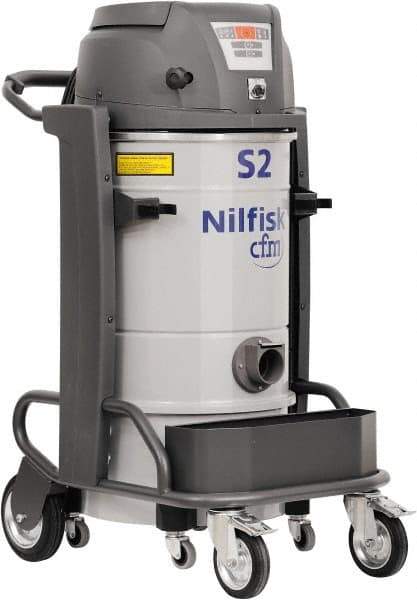 Nilfisk - 13 Gal, Painted Steel Tank, Dry, HEPA Vacuum Cleaner - 14.5 Amps - Best Tool & Supply