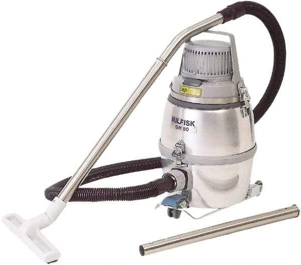 Nilfisk - 3.24 Gal, Aluminum Tank, Dry, Clean Room Vacuum Cleaner - 1.5 hp, 10 Amps - Best Tool & Supply