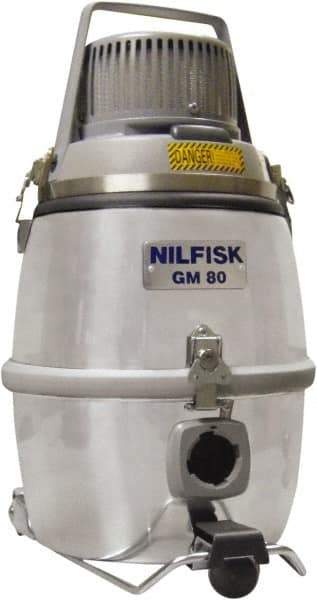 Nilfisk - 3.24 Gal, Aluminum Tank, Dry, Clean Room Vacuum Cleaner - 1.5 hp, 10 Amps - Best Tool & Supply