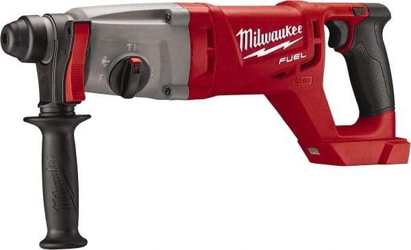 Milwaukee Tool - 18 Volt 1" SDS Plus Chuck Cordless Rotary Hammer - 0 to 4,400 BPM, 0 to 1,500 RPM, Reversible - Best Tool & Supply