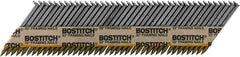 Stanley Bostitch - 12 Gauge 0.113" Shank Diam 2" Long Framing Nails for Power Nailers - Steel, Bright Finish, Smooth Shank, Angled Stick Paper Tape Collation, Round Head - Best Tool & Supply