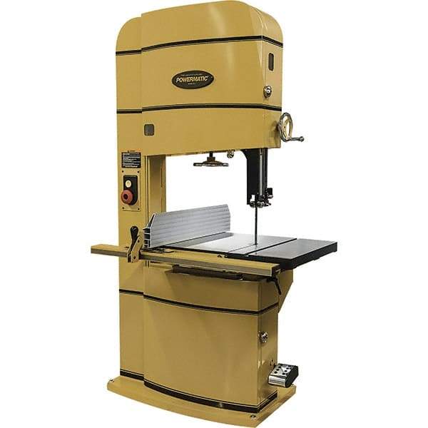 Powermatic - 24" Throat Capacity, Step Pulley Vertical Bandsaw - 2,500/4,800 SFPM, 5 hp, Three Phase - Best Tool & Supply