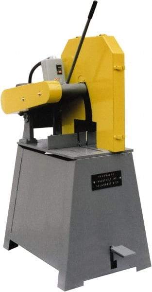 Kalamazoo - 20" Blade Diam, 1" Arbor Hole, Straight Chop & Cutoff Saw - 2,500 RPM, 20 hp, 220/440 Volts, 3 Phase - Best Tool & Supply