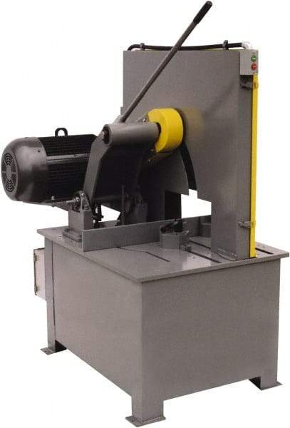 Kalamazoo - 26" Blade Diam, 1" Arbor Hole, Straight Chop & Cutoff Saw - 1,800 RPM, 20 hp, 220/440 Volts, 3 Phase - Best Tool & Supply