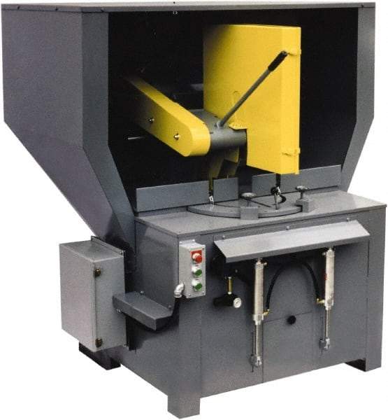 Kalamazoo - 20 or 22" Blade Diam, 1" Arbor Hole, Miter Chop & Cutoff Saw - 2,500 RPM, 20 hp, 220/440 Volts, 3 Phase - Best Tool & Supply