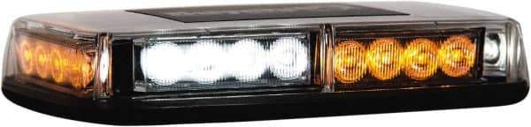 Buyers Products - Variable Flash Rate, Magnetic or Permanent Mount Emergency LED Lightbar Assembly - Powered by DC, Amber & Clear - Best Tool & Supply