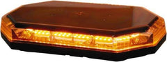 Buyers Products - Variable Flash Rate, Magnetic or Permanent Mount Emergency LED Lightbar Assembly - Powered by DC, Amber & Clear - Best Tool & Supply