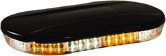 Buyers Products - Variable Flash Rate, Magnetic or Permanent Mount Emergency LED Lightbar Assembly - Powered by DC, Amber & Clear - Best Tool & Supply