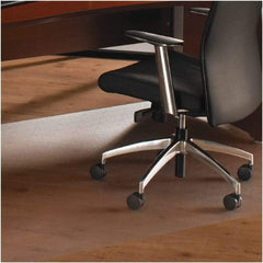 Floortex - 60" Long x 60" Wide, Chair Mat - Square, Straight Edge Style - Best Tool & Supply