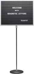 Quartet - Letter Boards Type: Open Face Height (Inch): 18 - Best Tool & Supply