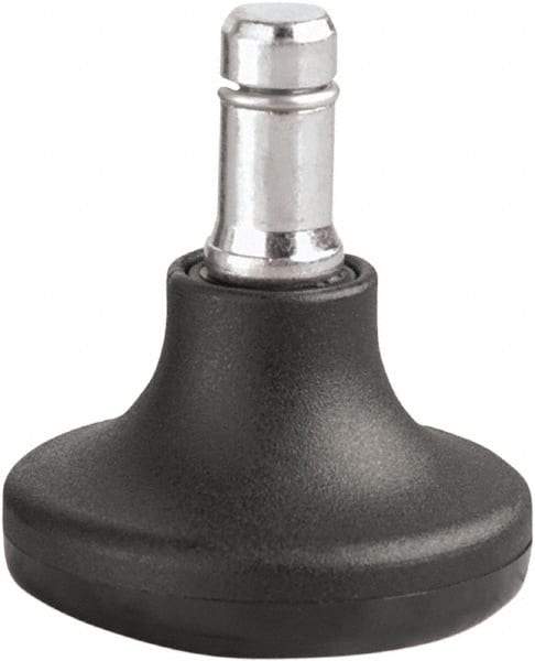 Master Caster - Matte Black Caster Set - For Wood & Tubular Metal Chairs & Office Furniture - Best Tool & Supply