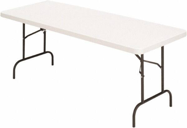 ALERA - 30" Long x 60" Wide x 29" High, Folding Table - Platinum - Best Tool & Supply