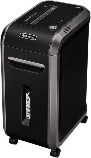 FELLOWES - 7/32" Strip, 12 Sheet Strip Cut Paper Strip Cut Shredder - 17-5/16" Long x 11-7/16" Wide x 25-3/16" High, Level 2 Security, 9 Gal Wastebasket - Best Tool & Supply