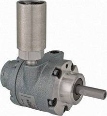 Gast - 1/2 hp Reversible Hub Air Actuated Motor - 6,000 Max RPM, 1.14" Shaft Length, 4.66" OAL, 3/8" Shaft Diam - Best Tool & Supply