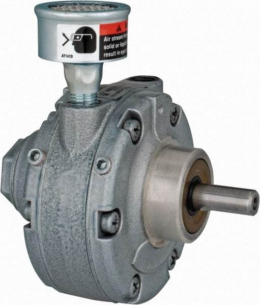 Gast - 3/4 hp Counterclockwise Hub Air Actuated Motor - 3,000 Max RPM, 1.13" Shaft Length, 4.94" OAL, 1/2" Shaft Diam - Best Tool & Supply