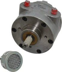 Gast - 1-1/2 hp Reversible Face Air Actuated Motor - 3,000 Max RPM, 1.12" Shaft Length, 5.81" OAL, 1/2" Shaft Diam - Best Tool & Supply